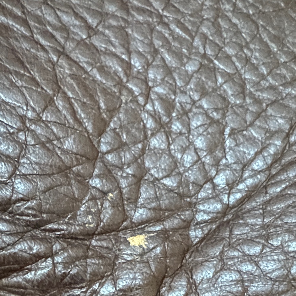 MADE IN ITALY Elegant Brown Leather Shoulder Bag 1 Tiny mark on back clean - Picture 11 of 12